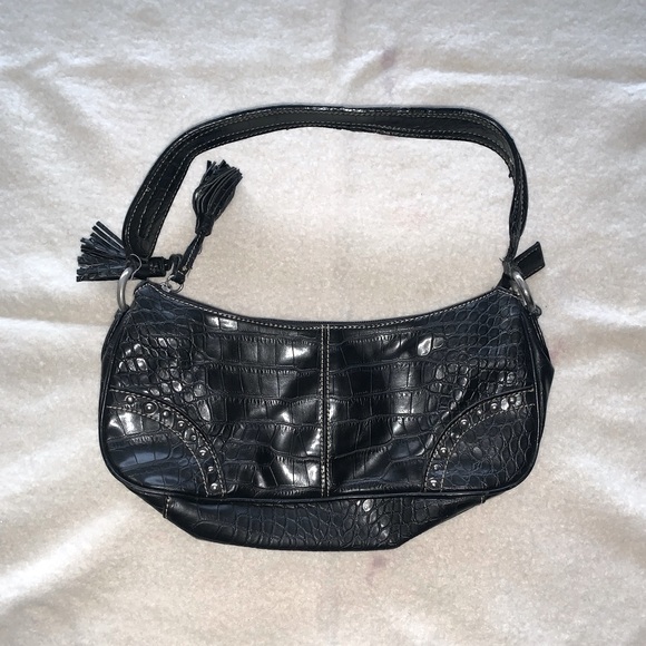 Tommy Hilfiger Handbags - Black and silver leather Tommy Hilfiger purse